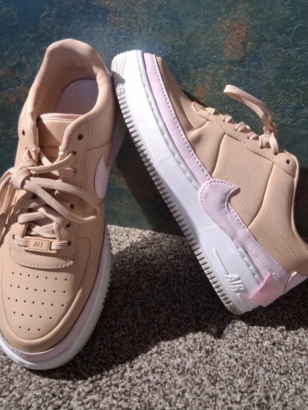 Nike Air Force 1 Jester XX Low Bio Beige Pink White Sneaker